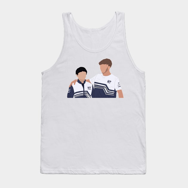 Pierre and Yuki Tank Top by CalliesArt